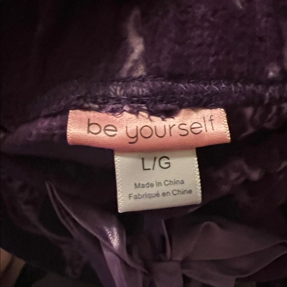 New Women’s Be Yourself Long Sleeve Shirt and Pants Set - Picture 9 of 10